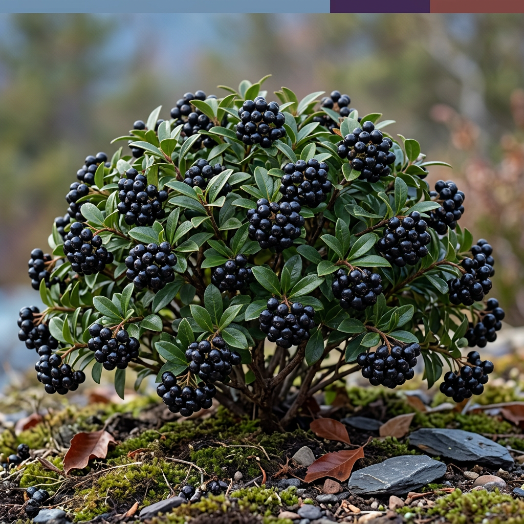 Visualization for Glossy-black mounding cluster