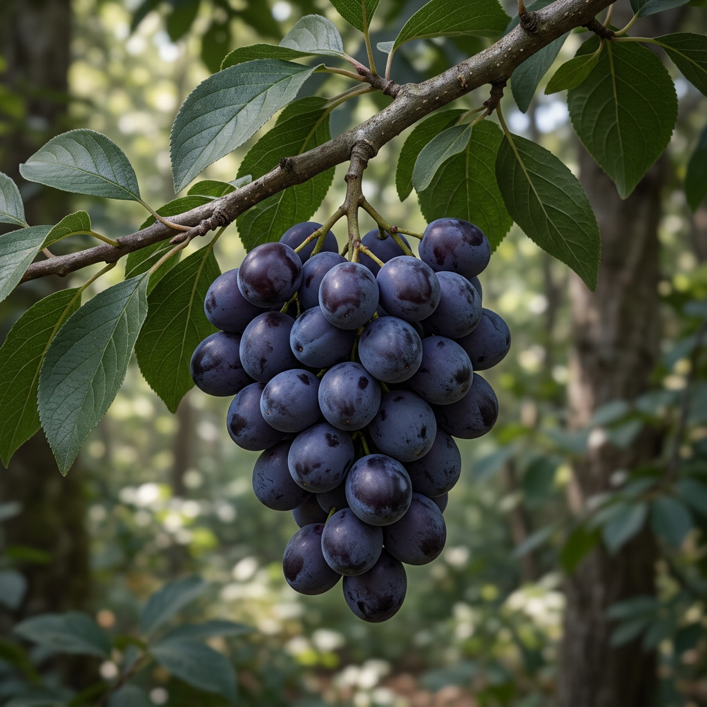 Visualization for Deep-canopy drupe