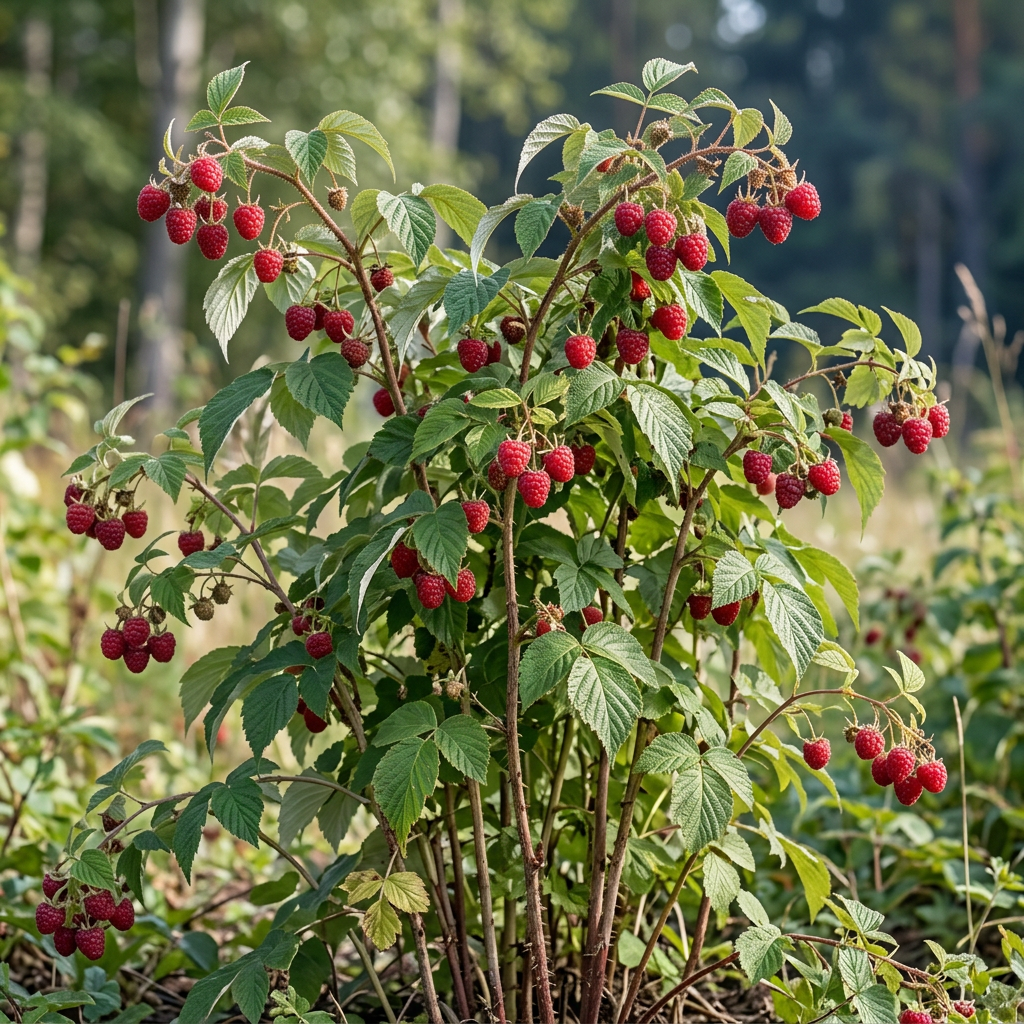 Visualization for Red raspberry cane